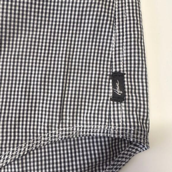 Howe Utility Shirt Size L Micro Check‎ Western Retro Rockabilly Casual Gingham - Picture 11 of 13